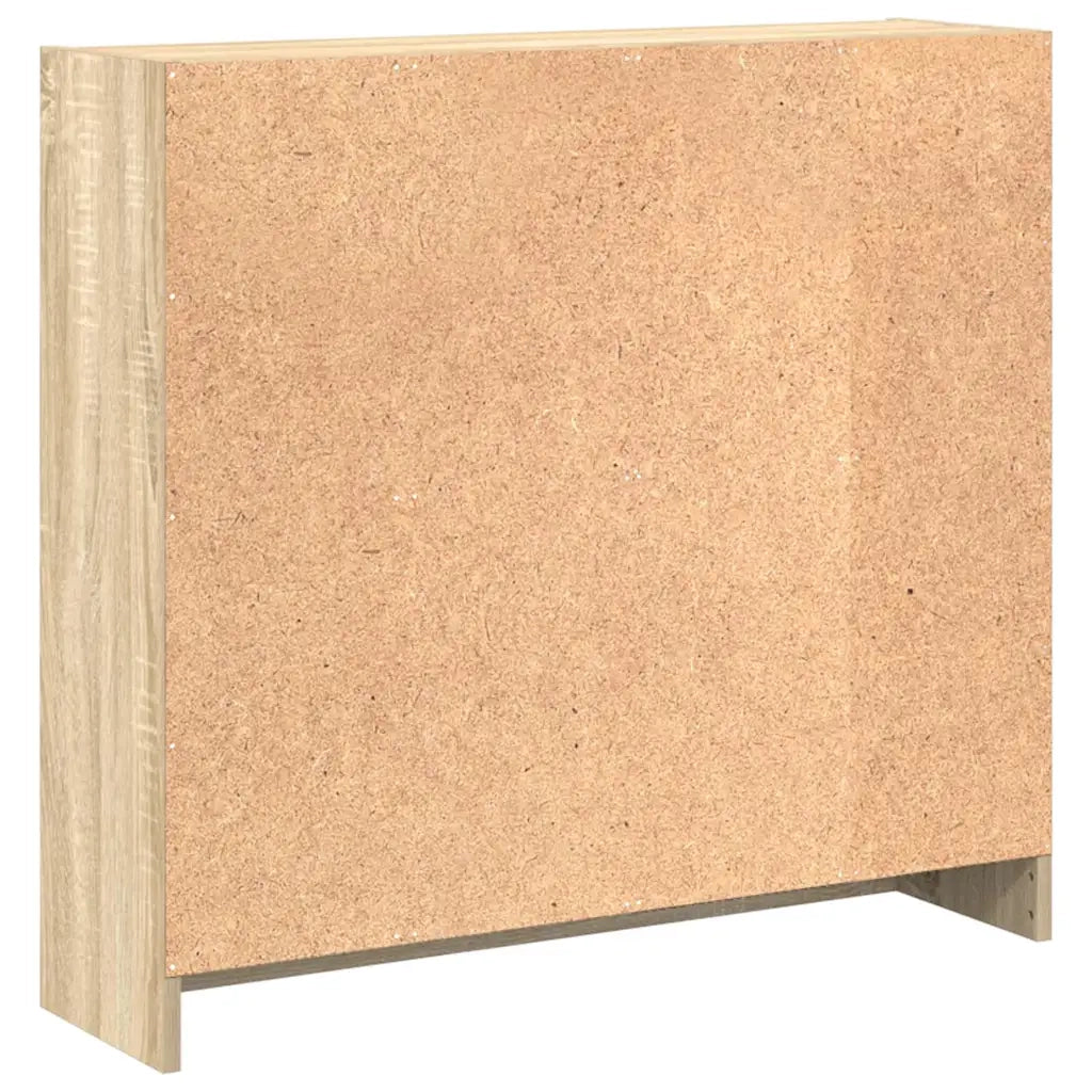Libreria Rovere Sonoma 80x24x75 cm in Legno Multistrato 800894