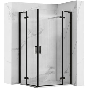 Cabina Doccia Rea Hugo Double Black 100x100