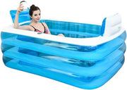 Bagni Inflabili per Adulti - Vasca Idromassaggio Inclinabile con Pompa a Pedale e Buone Funzioni di Sanitizzazione