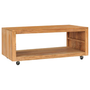 Tavolino da CaffÃ¨ 110x60x40 cm in Legno Massello di Teak cod mxl 18032
