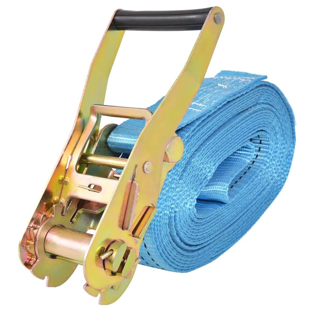Cinghie d'Ancoraggio 4 pz a Cricchetto 4 T 8mx50mm Blu CFW7372816