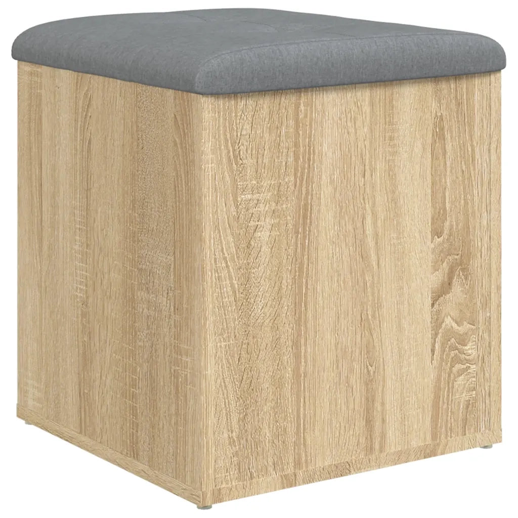 Panca Contenitore Rovere Sonoma 42x42x45 cm Legno Agglomerato