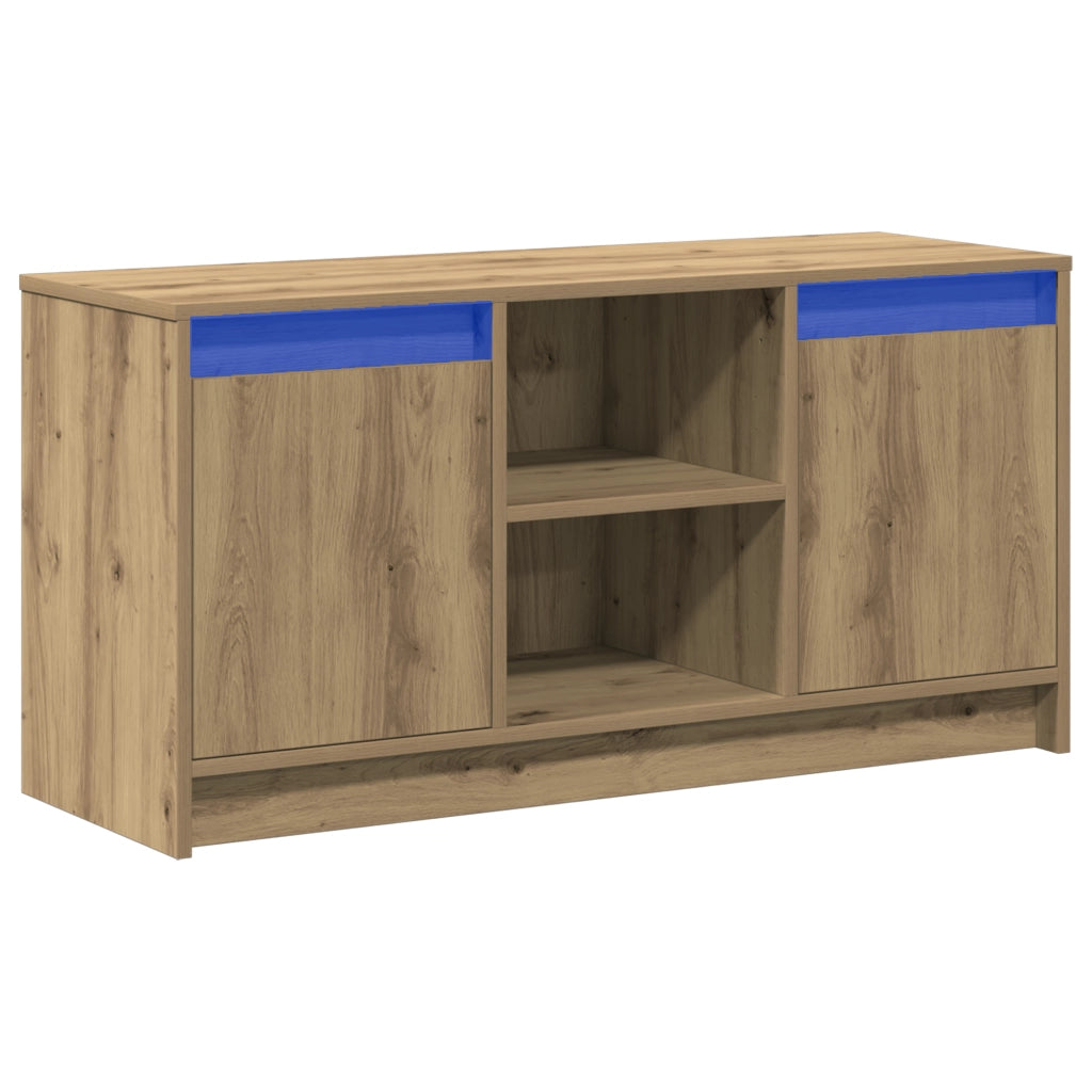 Centro di Intrattenimento Rovere Artigianale Legno Ingegnerizzato