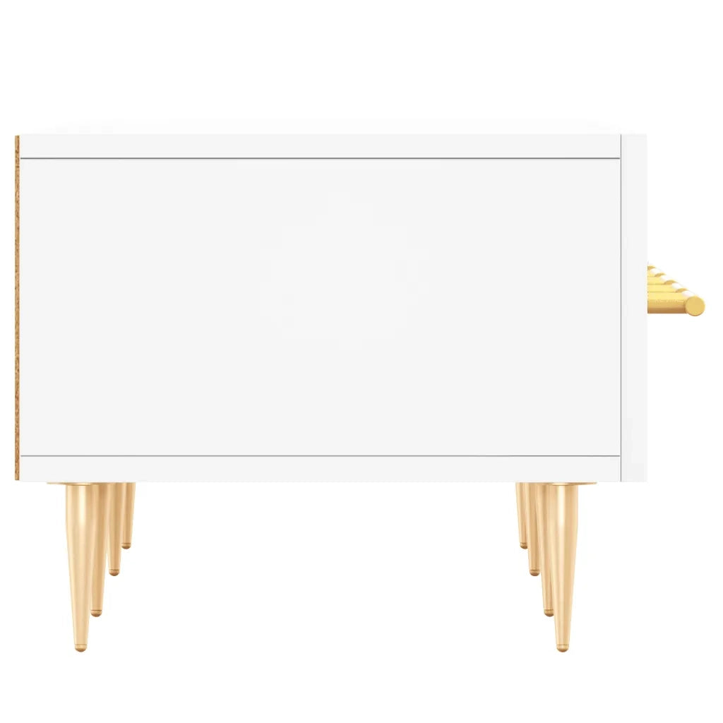 Mobile Porta TV Bianco 150x36x30 cm in Legno Multistrato 829140