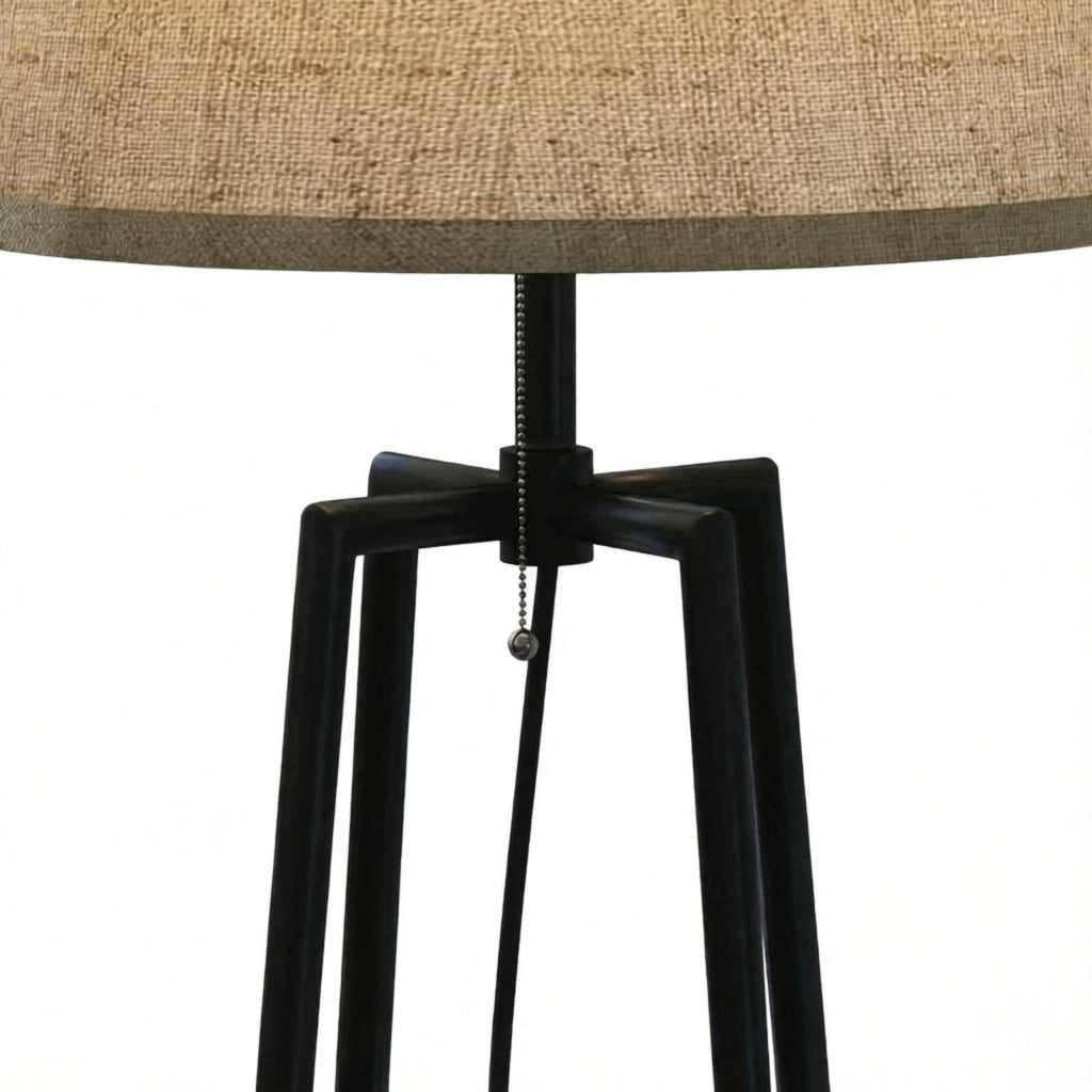Lampada da terra moderna con ripiani integrati, lampada da terra con base a tre gambe, lampada da terra elegante (solo lampada da terra, lampadina non