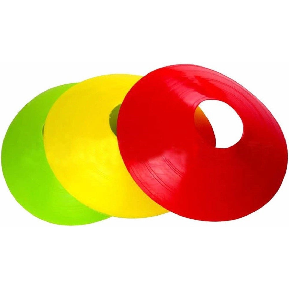 Trade Shop - Confezione Da 10 Pezzi Coni A Disco Per Il Calcio Basket Agility Formazione -