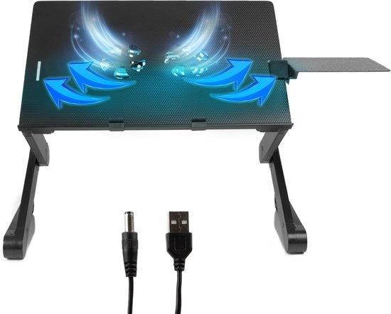 Stand per PC portatile e tablet con ventilazione e raffreddamento USB
