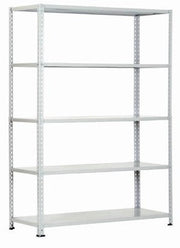 KIT SCAFFALI SCAFFALE IN KIT 5 PIANI IN LAMIERA VERN. CM.80x40x200H ASTE INTERE