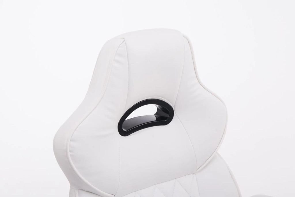 Sedia gaming BIG XXX in similpelle bianco