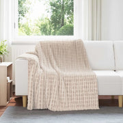 Coperta Beige 200 x 150 cm Panno