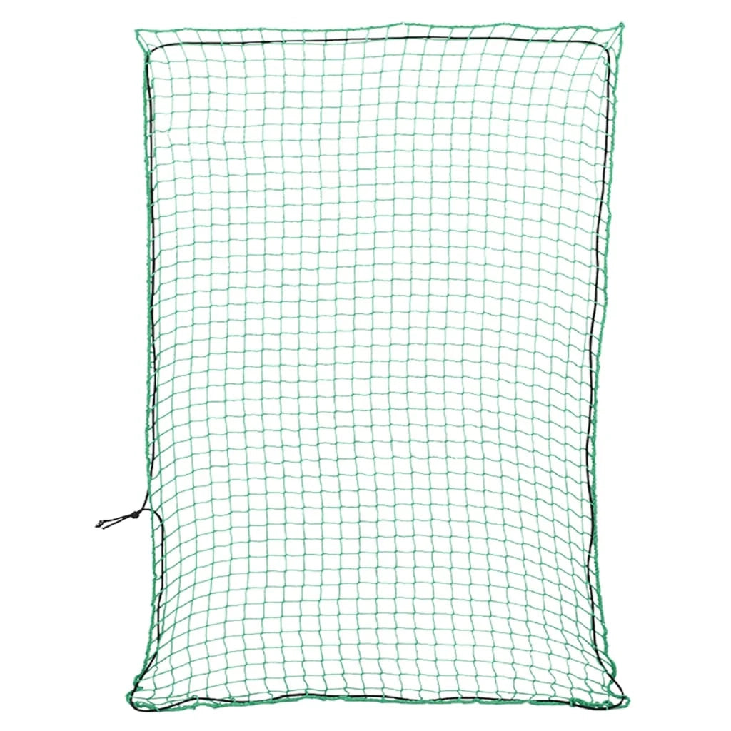 Rete per rimorchio telo di fissaggio del carico portapacchi con corda elastica 4 x 3 m PP verde 02_0042217