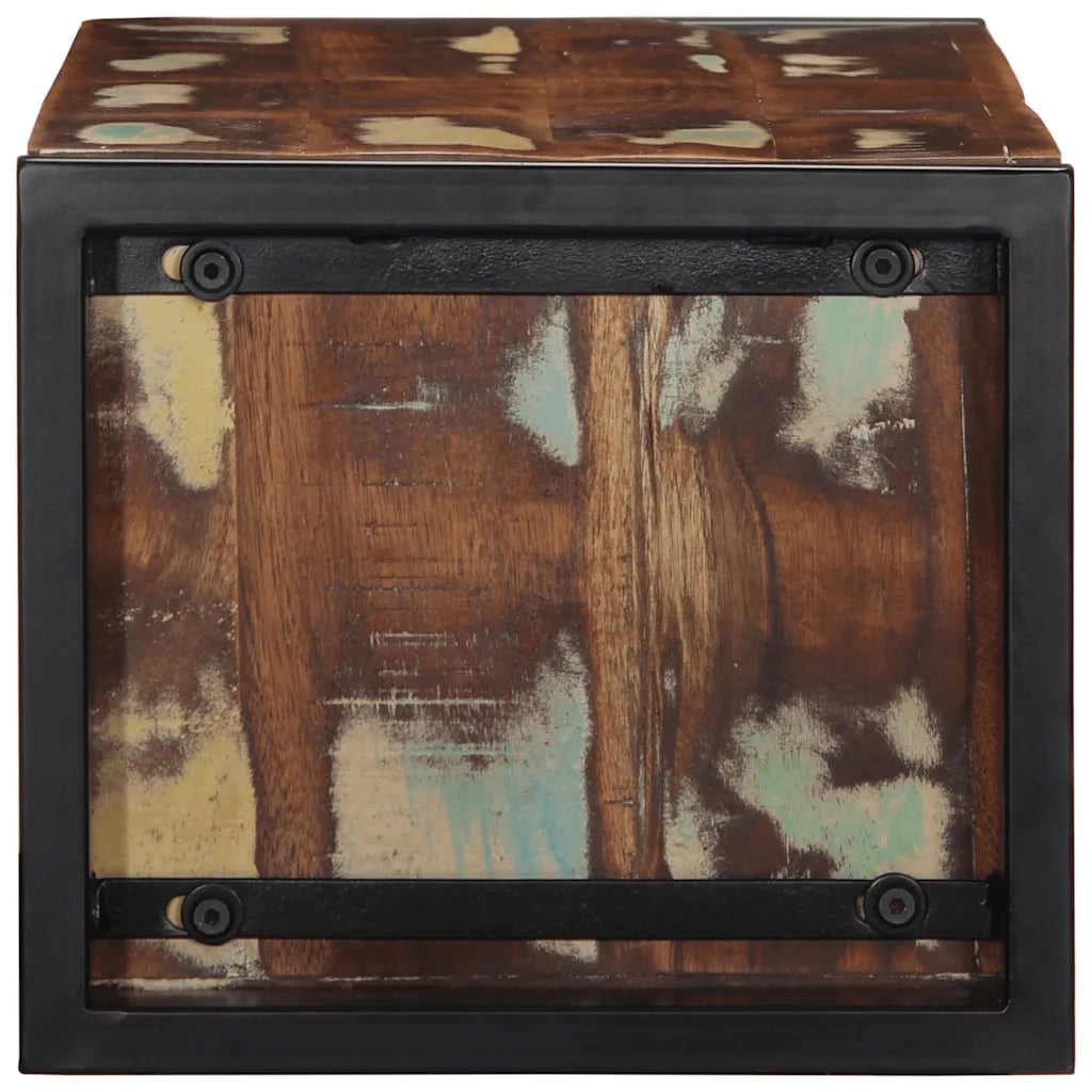vidaXL Mobile Porta TV Multicolore 80x30x25 cm Legno Massello Recupero