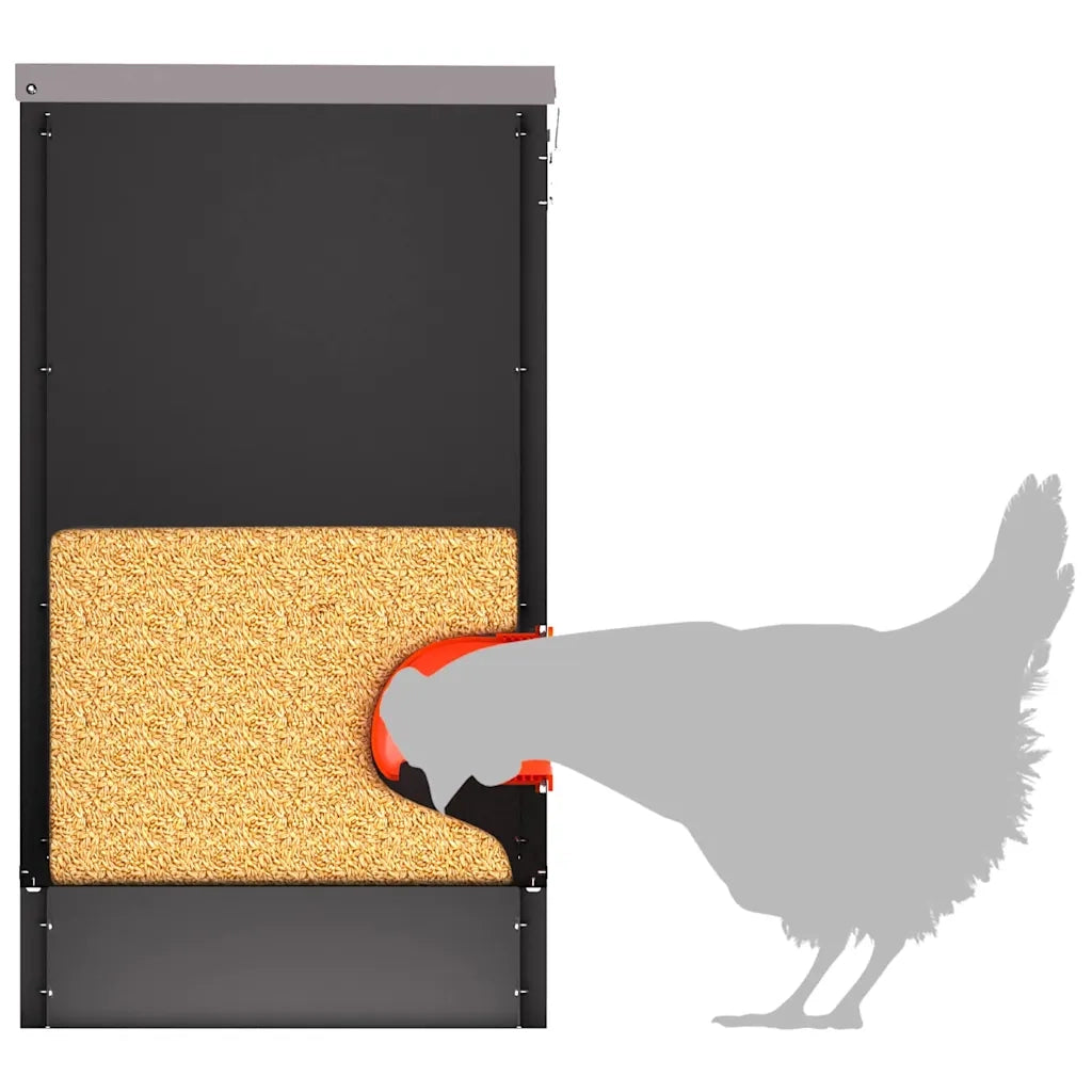 Feeder per pollo 2 pz Nero 60,5 x 29 x 51 cm CFW5992351
