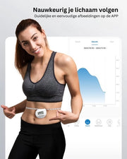 Cinturino di Misurazione del Corpo con Bluetooth - Cinturino Fitness e Salute - Sincronizzazione Senza Fili con App