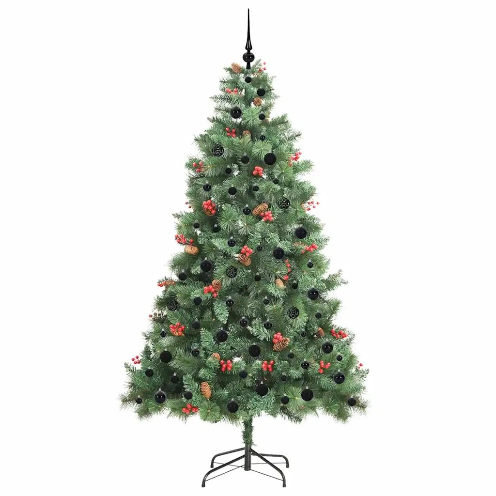 Albero di Natale artificiale Verde 210 cm PVC e Metallo 3395144