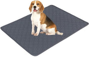 Due pezzi di tappetino assorbente ultra-perfetto per cani da allenamento, difensore di materasso riciclabile per cane e cucciolo, adatto per cani/gatti/cavie (150 x 90 cm) XL - grigio
