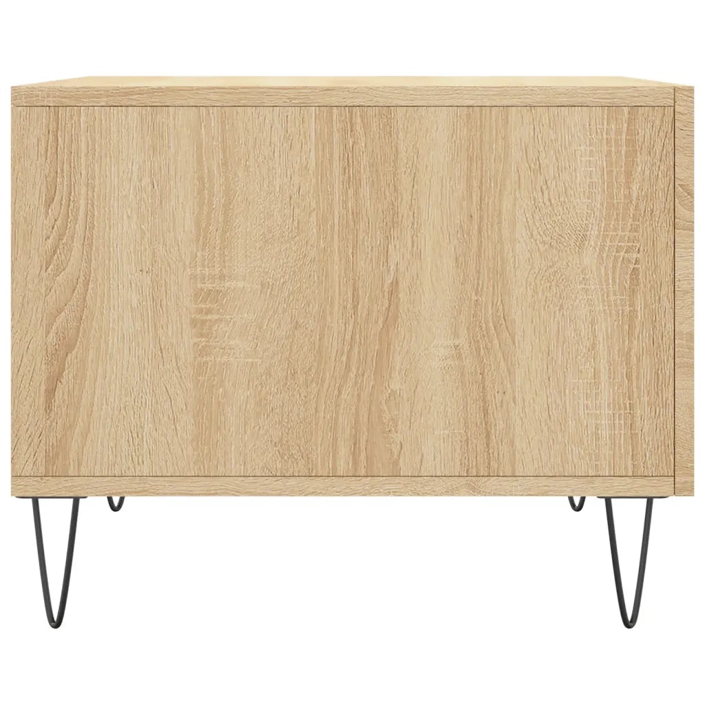 2 pz Tavolini salotto | Tavolino da caff¨¨ | Tavolino da Soggiorno Rovere Sonoma 50x50x40cm Legno Multistrato