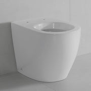 Vaso filo parete traslato in ceramica bianca con scarico universale - Osaka