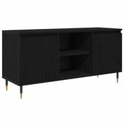 Mobile TV | Armadietto TV | Mobile Porta TV Rovere Nero 104 x 35 x 50 cm Legno multistrato