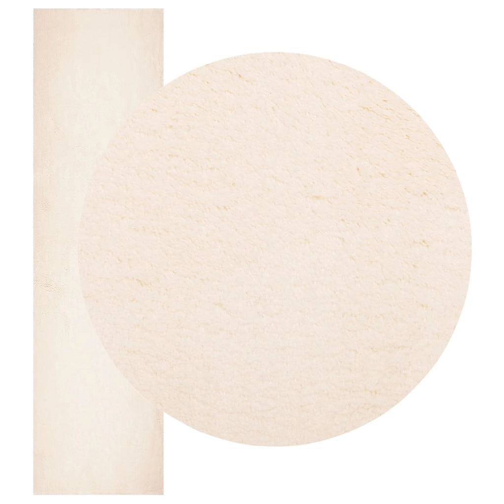 Tappeto a pelo medio, morbido e lavabile HUARTE Beige