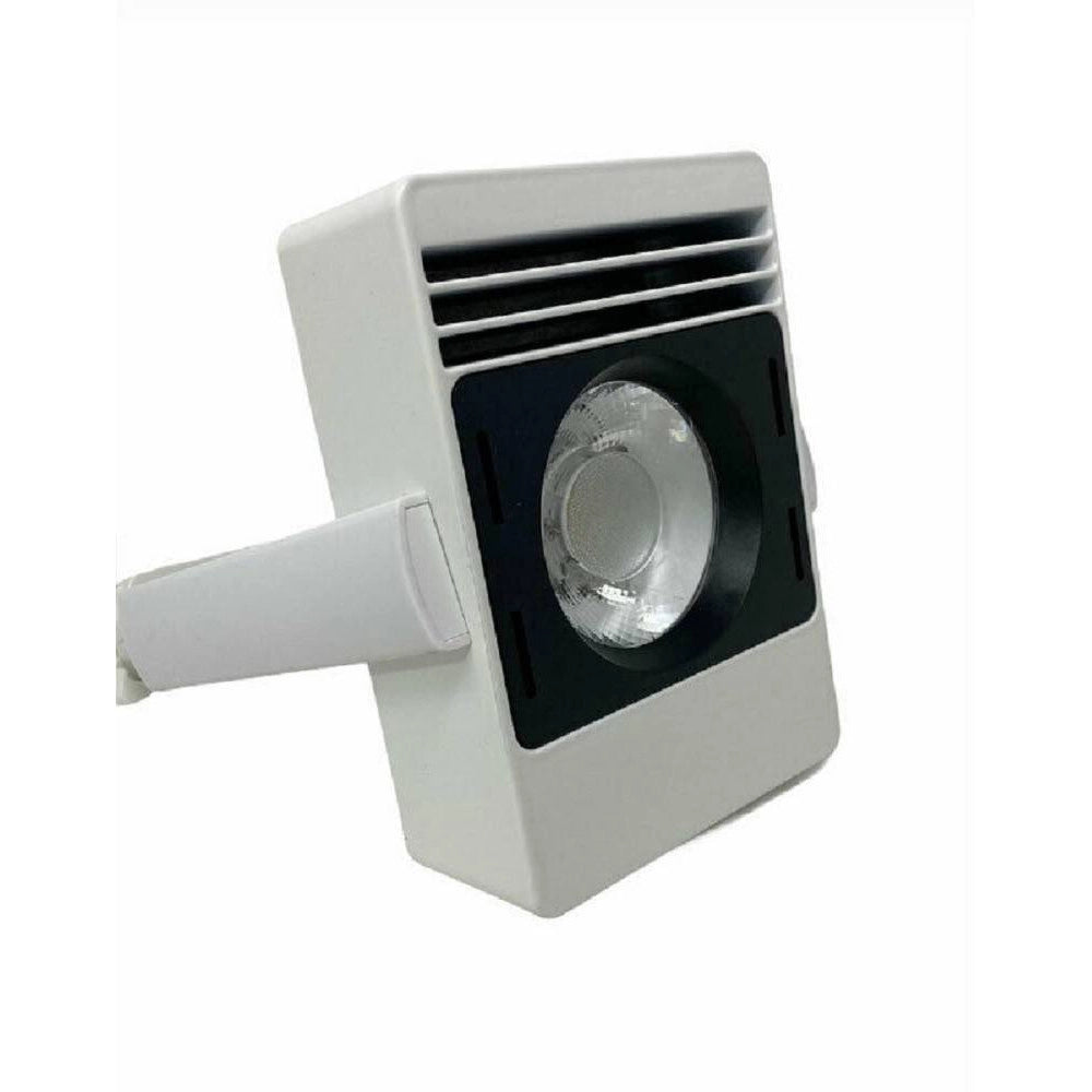 Trade Shop - Faro Proiettore Led Cob X Binario 30w Luce 6500k 4000k 3000k Orientabile F30w-5a -