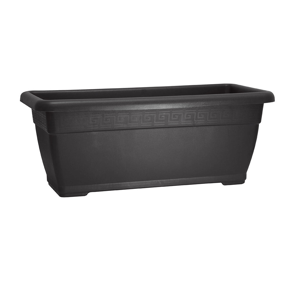 Fioriera Rettangolare da Terra Grande Vaso Piante Esterno Interno Ducale Idel Colore: Antracite, Formato: 60 cm
