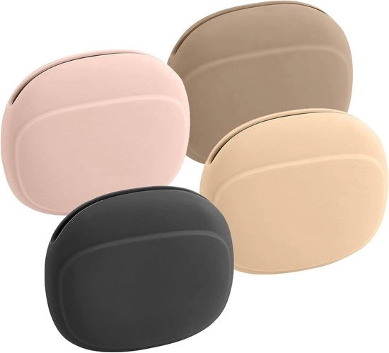 Set di contenitori premium per cavi e cuffie - set di 4 - fodero in silicone - contenitore mini portatile - adatto per piccoli oggetti - cavo di caricamento USB-C