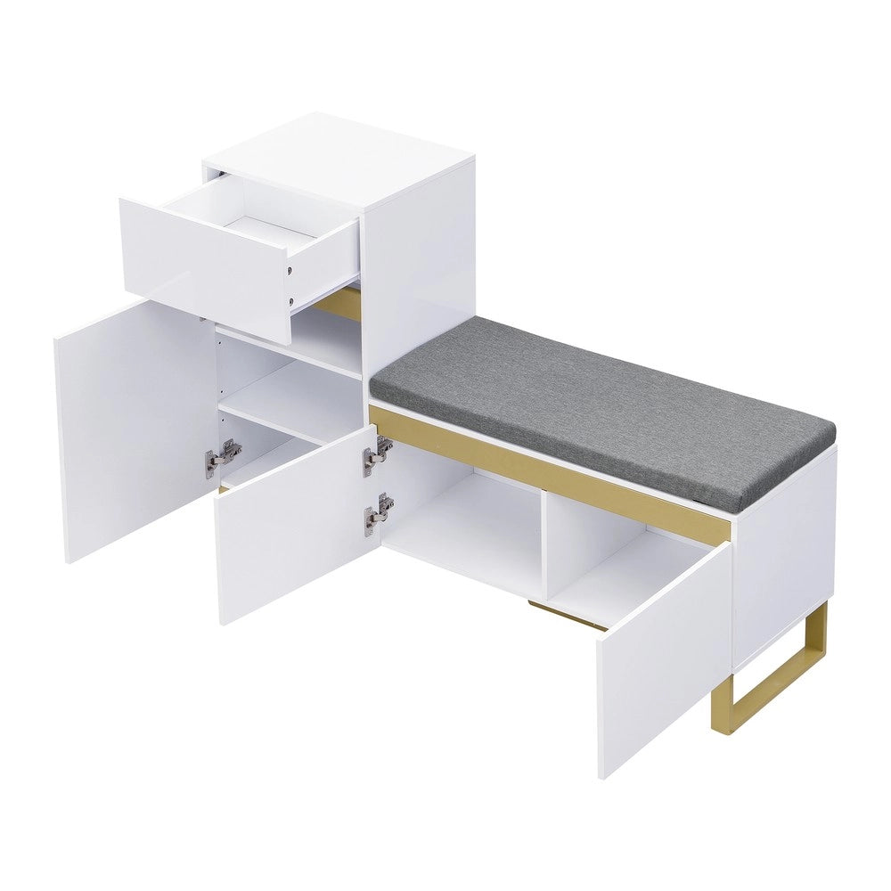 Scarpiera con Cassetti e Ante per Ingresso ¨C MINIMAL ¨C Legno, Multiripiano