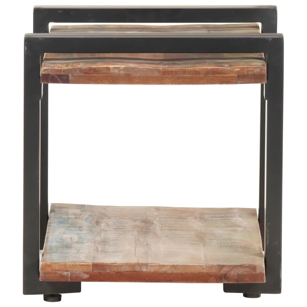 Comodino | Armadio da Notte | Mobiletto da notte 50x40x40 cm in Legno Massello di Recupero