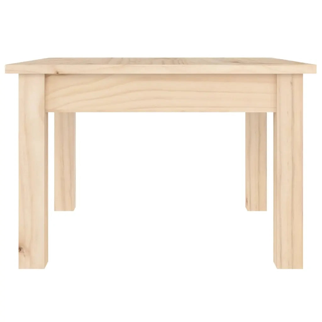Tavolino da Salotto 45x45x30 cm Legno Massello di Pino 814224