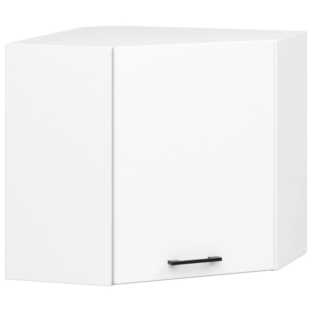 AKORD Set di Mobili da Cucina OLIWIA 300 cm Bianco 300 cm 11 ante 1 cassetto inserto frontale Cemento 300x46x203 cm
