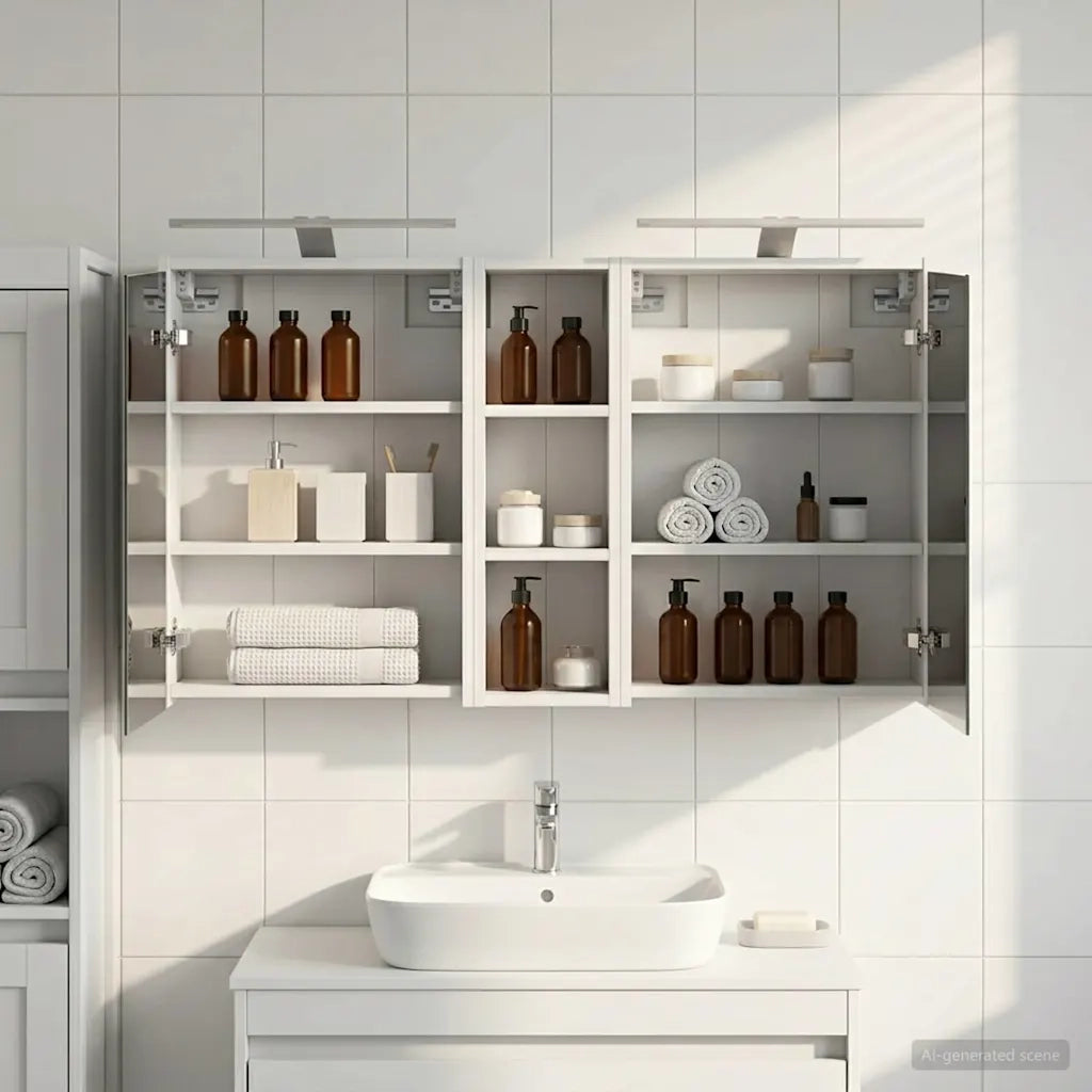 Set di Armadi da Bagno 3 pcs 106 x 16 x 62,5 cm 3403800