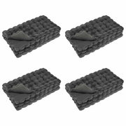 Coperta antiscivolo in sintetica di coniglio Olite 4 pz