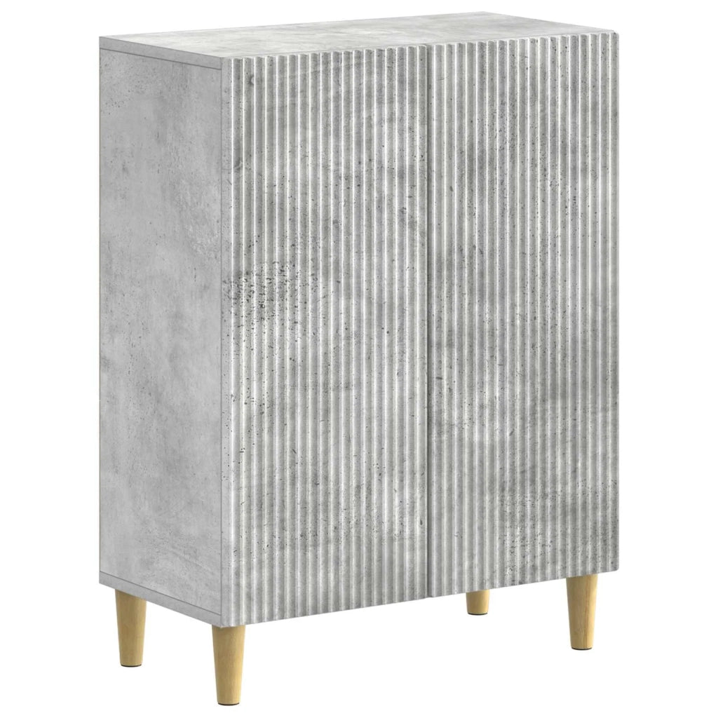 Mobiletto da Bagno ARNHEM Grigio Cemento 59,5 x 31 x 80 cm 896618