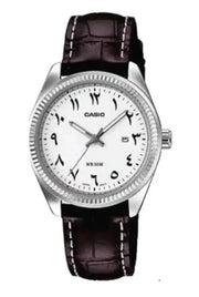 CASIO COLLECTION Mod. LADY DATE - LEATHER, WHITE