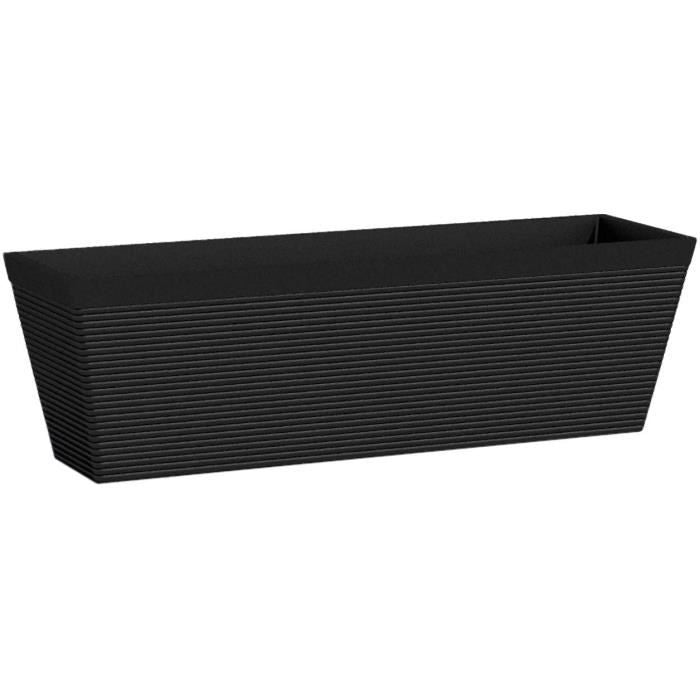 Fioriera - GARDEN ID - Green Care Impact Nero-Anth - 50 x 16 x 16 cm - Garanzia 10 anni - 100% riciclato - Resistente ai raggi UV/gel