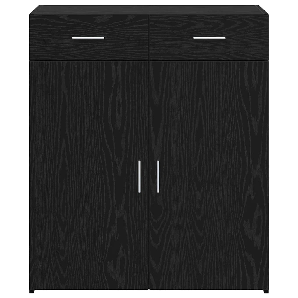 Armadio Rovere nero 80 x 42.5 x 93.5 cm Legno multistrato CFW9542930