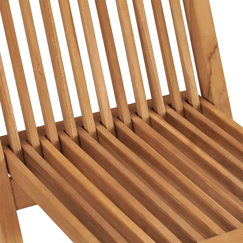 Sedie da Giardino Pieghevoli 6 pz in Legno Massello di Teak cod mxl 10344