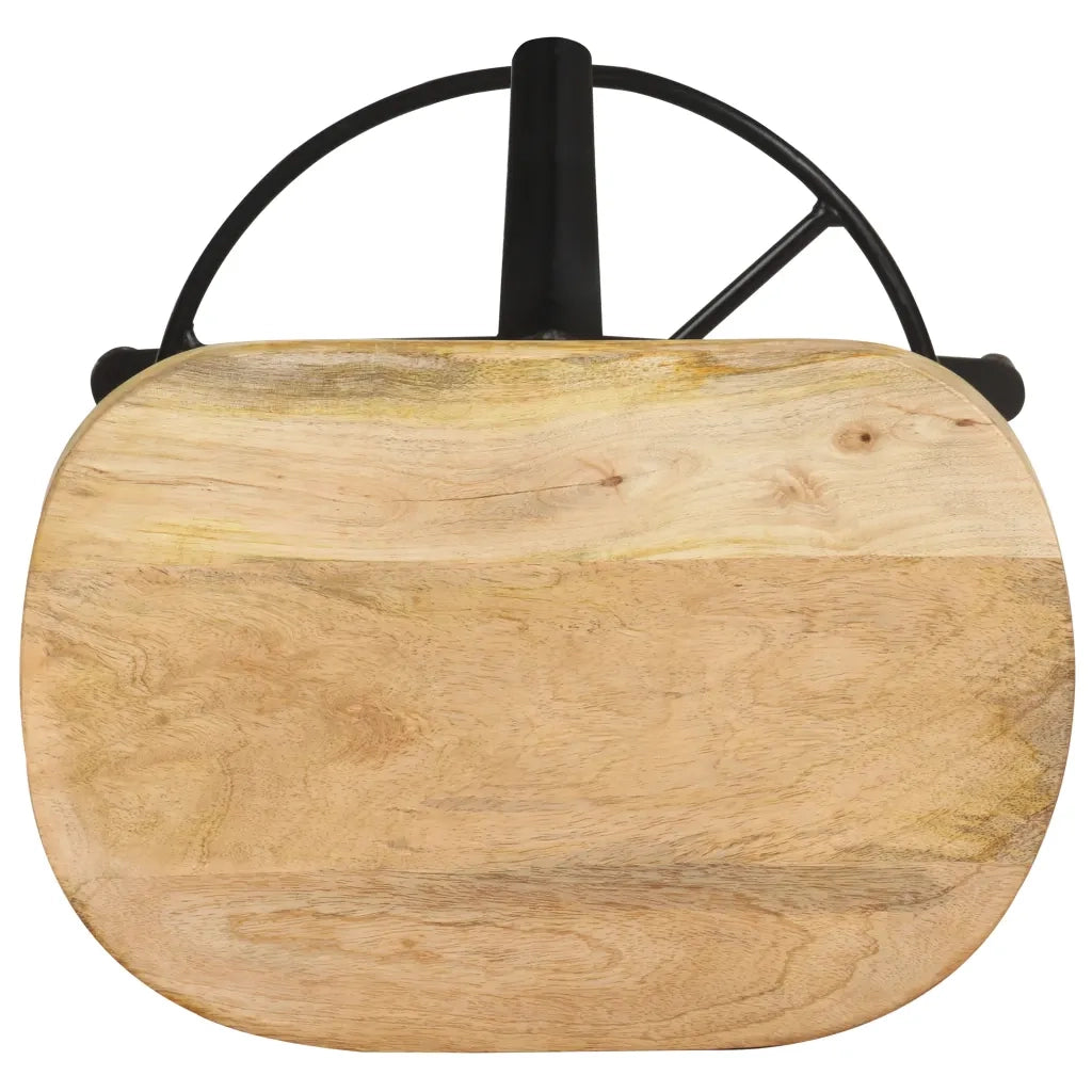 Sgabelli da Bar 2 pz 52 cm in Legno Massello di Mango 321966