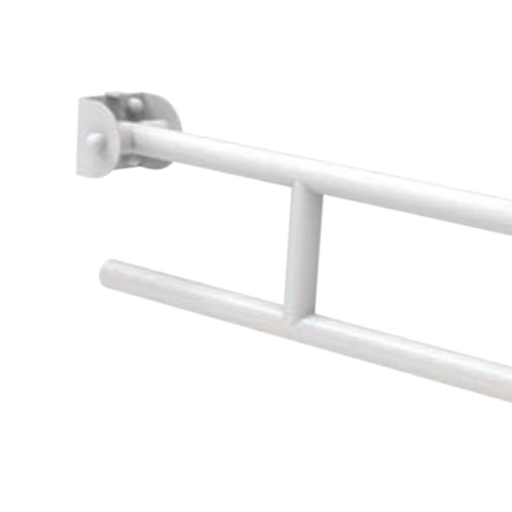 Barra maniglione ribaltabile con porta rotolo cm 80 nylon