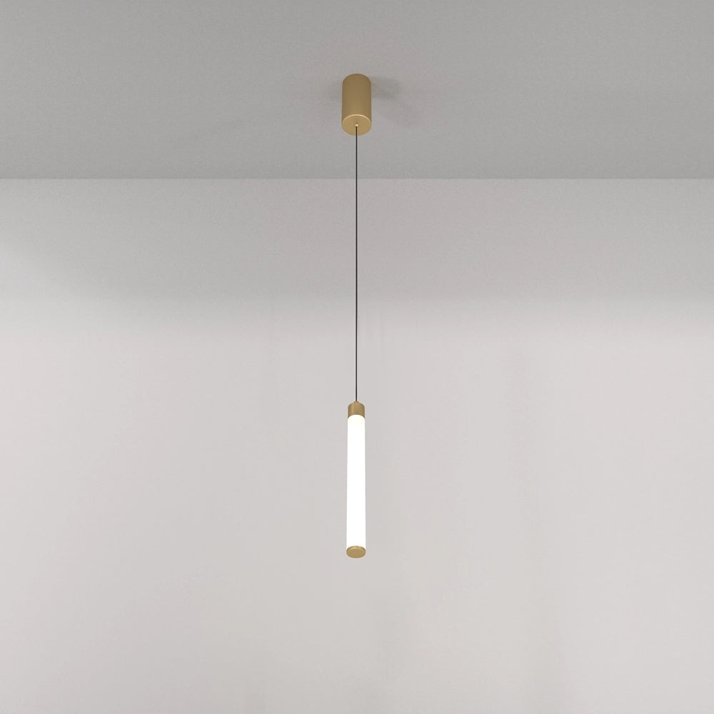 Lampadario A Sospensione Moderno Ray Alluminio Oro Luce Led Integrato 10W