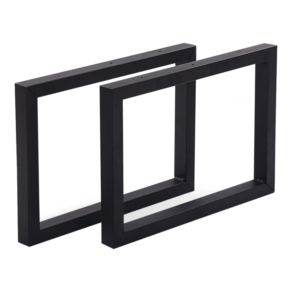 Set di 2 gambe rettangolari in acciaio per tavolo 35 x 50 cm 03_0008086