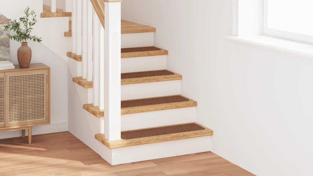 Tappeti per scale  con supporto in lattice Giallo 20x75 cm