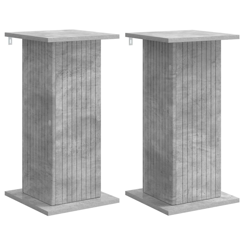 Supporto per piante 2 pcs Grigio Cemento 30,5 x 30 x 60,5 cm