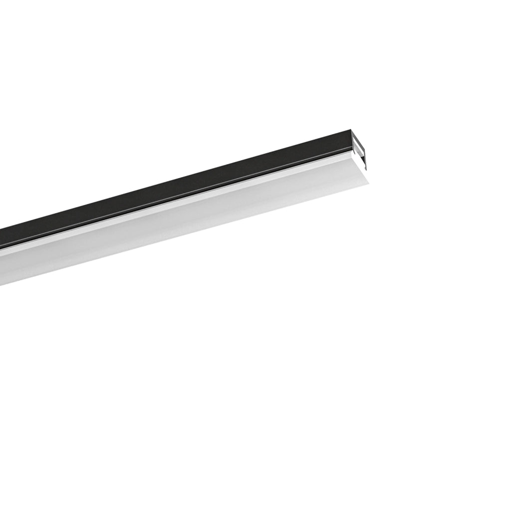 Illuminazione A Binario Contemporaneo Stick Alluminio Nero Led 12W 3000K Ip20