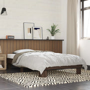 Giroletto Rovere Marrone 75x190 cm Legno Multistrato e Metallo