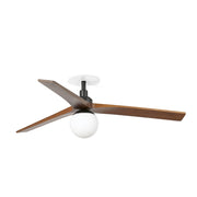 KLIM RECESSED M Ventilatore nero/noce E27