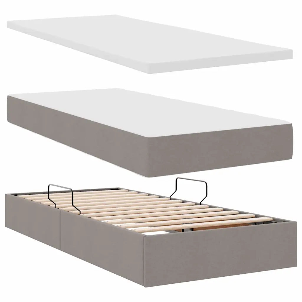 Letto con Contenitore Talpa 200 x 200 cm Pelle Sintetica 3372230