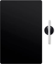 Tavolo di Notizie Magnetico per Frigorifero 42x30 cm Nero Incluso Pennello e Gomma