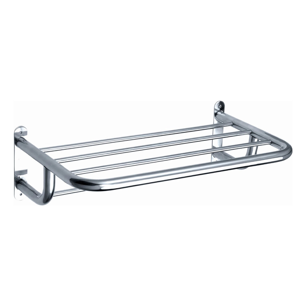 MENSOLA PORTASALVIETTE IN ACCIAIO MOD U- Cromo- DH- pezzi 1